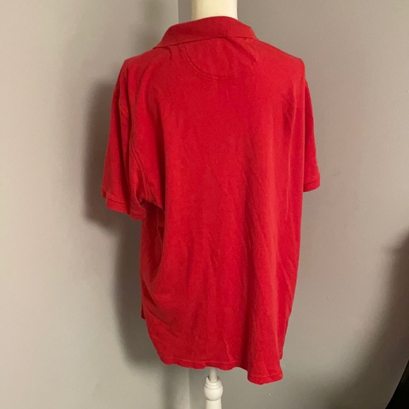 Men's Red collar shirt size XL - Picture 4 of 6